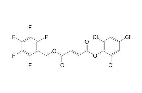 Fumaric acid, pentafluorobenzyl 2,4,6-trichlorophenyl ester