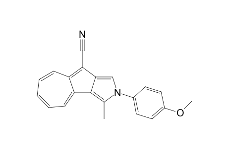 2-(4-Methoxyphenyl)-3-methyl-9-azuleno[1,2-c]pyrrolecarbonitrile