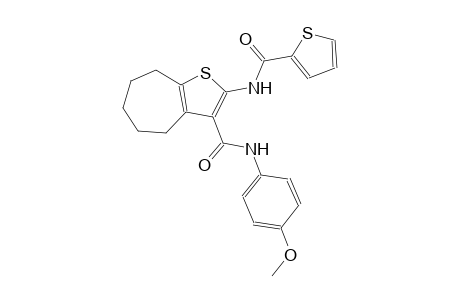 N-(4-methoxyphenyl)-2-[(2-thienylcarbonyl)amino]-5,6,7,8-tetrahydro-4H-cyclohepta[b]thiophene-3-carboxamide