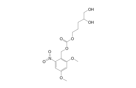 4,5-Dihydroxypentyl 2,4-dimethoxy-6-nitrobenzyl carbonate