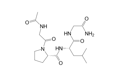 Glycinamide, N-acetylglycyl-L-prolyl-L-leucyl-