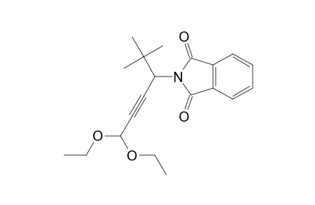 N-(1,1-Diethoxy-5,5-dimethylhex-2-yn-4-ylisoindolin-1,3-dione