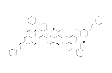 2',2''',4,4',4'',4'''-Hexakis(benzyloxy)-6',6'''-dihydroxy-3,3''-bichalcone