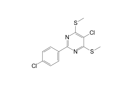 4,6-bis(methylthio)-5-chloro-2-(p-chlorophenyl)pyrimidine