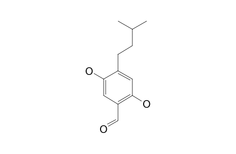 2,5-Dihydroxy-4-(3-methylbutyl)benzaldehyde