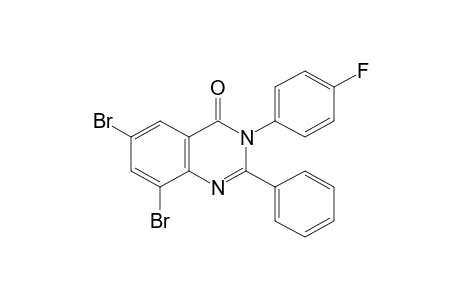 6,8-dibromo-3-(p-fluorophenyl)-2-phenyl-4(3H)-quinazolinone