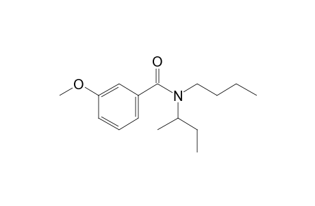 Benzamide, 3-methoxy-N-(2-butyl)-N-butyl-