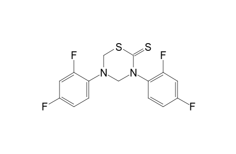 3,5-bis(2,4-difluorophenyl)tetrahydro-2H-1,3,5-thiadiazine-2-thione