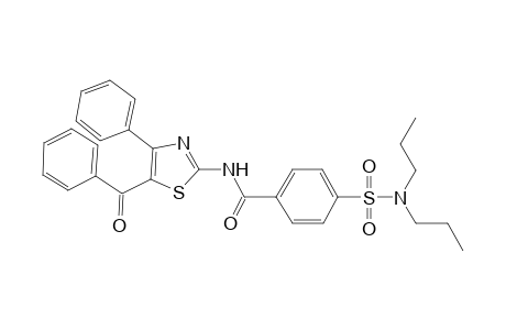 benzamide, N-(5-benzoyl-4-phenyl-2-thiazolyl)-4-[(dipropylamino)sulfonyl]-