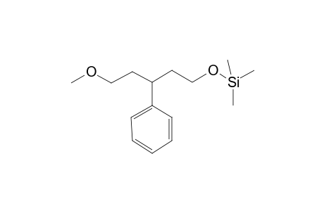 5-Methoxy-3-phenyl-1-pentanol, tms derivative