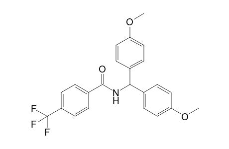 N-[bis(4-methoxyphenyl)methyl]-4-(trifluoromethyl)benzamide