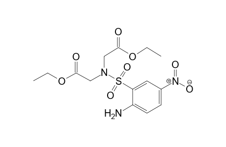 Glycine, N-[(2-amino-5-nitrophenyl)sulfonyl]-N-(2-ethoxy-2-oxoethyl)-, ethyl ester