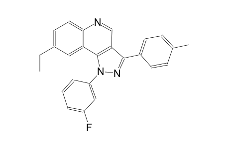 8-ethyl-1-(3-fluorophenyl)-3-(4-methylphenyl)-1H-pyrazolo[4,3-c]quinoline