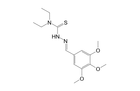 4,4-diethyl-3-thio-1-(3,4,5-trimethoxybenzylidene)semicarbazide