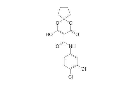 3',4'-dichloro-7-hydroxy-9-oxo-6,10-dioxaspiro[4,5]dec-7-ene-8-carboxanilide