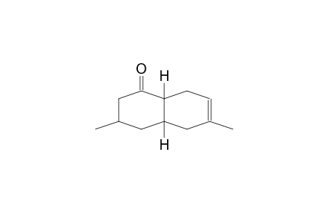 1(2H)-NAPHTHALENONE, 3,4,4A,5,8,8A-HEXAHYDRO-3,6-DIMETHYL-