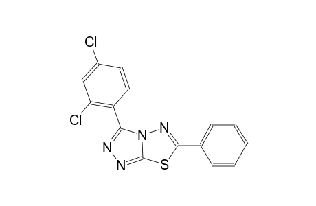 3-(2,4-dichlorophenyl)-6-phenyl[1,2,4]triazolo[3,4-b][1,3,4]thiadiazole