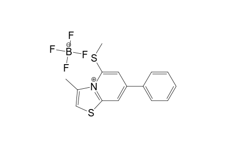 3-Methyl-5-methylthio-7-phenylthiazolo[3,2-a]pyridinium tetrafluoroborate