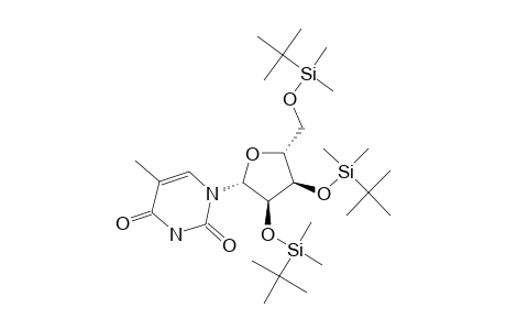 Uridine,2',3',5'-tris-o-[(1,1-dimethylethyl)dimethylsilyl]-5-methyl-