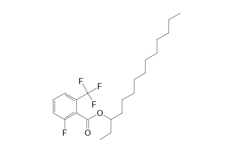 2-Fluoro-6-trifluoromethylbenzoic acid, 3-tetradecyl ester