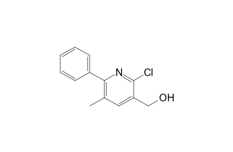 (2-Chloro-5-methyl-6-phenyl-3-pyridyl)methanol