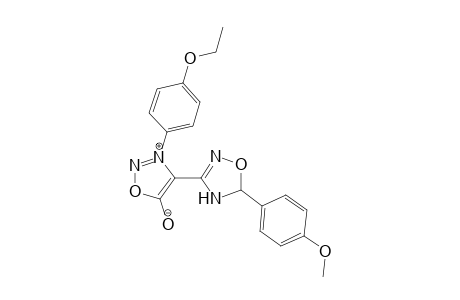 3-(p-Ethoxylphenyl)-4-[5-(p-methoxyphenyl)-.delta.(2)-1,2,4-oxadiazolin-3-yl]sydnone