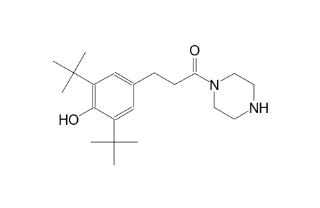 Phenol, 2,6-bis(1,1-dimethylethyl)-4-[3-oxo-3-(1-piperazinyl)propyl]-