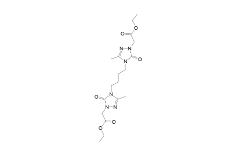 DIETHYL-2,2'-[4,4'-(BUTANE-1,4-DIYL)-BIS-(3-METHYL-5-OXO-4,5-DIHYDRO-1,2,4-TRIAZOLE-4,1-DIYL)]-DIACETATE