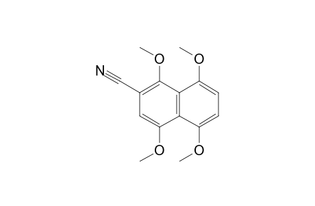 1,4,5,8-TETRAMETHOXYNAPHTHALENE-2-CARBONITRILE