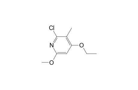 2-chloro-4-ethoxy-6-methoxy-3-methylpyridine