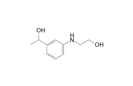 1-(3-((2-Hydroxyethyl)amino)phenyl)ethanol