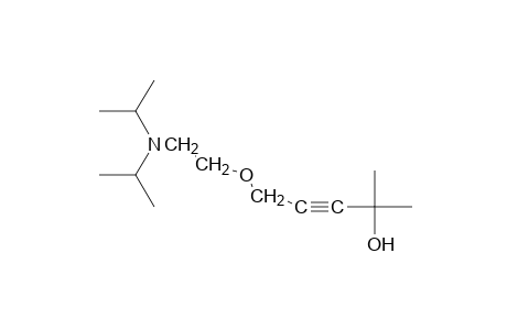 5-[2-(diisopropylamino)ethoxy]-2-methyl-3-pentyn-2-ol