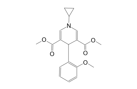 1-Cyclopropyl-4-(2-methoxy-phenyl)-1,4-dihydro-pyridine-3,5-dicarboxylic acid dimethyl ester