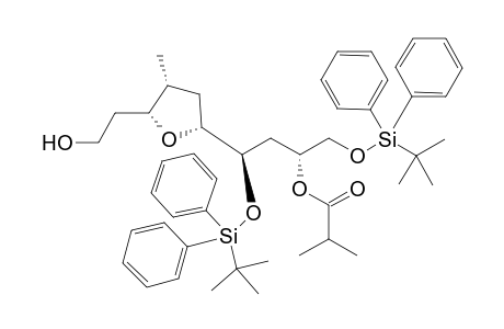 (6R,8R)-8-((2R,4R,5R)-5-(2-Hydroxyethyl)-4-methyltetrahydrofuran-2-yl)-2,2,11,11-tetramethyl-3,3,10,10-tetraphenyl-4,9-dioxa-3,10-disiladodecan-6-yl isobutyrate