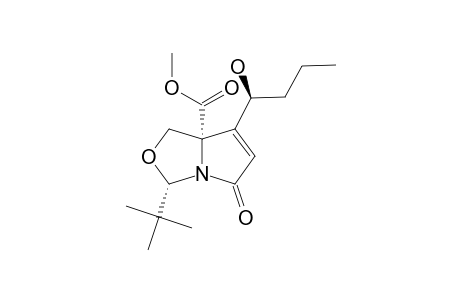 METHYL-(3S,7AS)-3-TERT.-BUTYL-7-[(1R)-1-HYDROXYBUTYL]-5-OXO-1H-PYRROLO-[1,2-C]-[1,3]-OXAZOLE-7A-(5H)-CARBOXYLATE