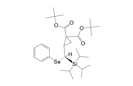 Di-tert-butyl 2-[(phenylseleno)(triisopropylsilyl)methyl]cyclopropane-1,1-dicarboxylate