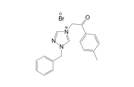 1-Benzyl-4-(4-methylphenacyl)-1H-[1,2,4]triazol-4-um bromide