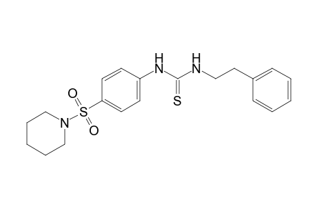 1-phenethyl-3-[p-(piperidinosulfonyl)phenyl]-2-thiourea