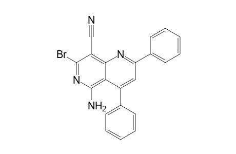 5-Amino-7-bromo-8-cyano-2,4-diphenyl-1,6-naphthyridine