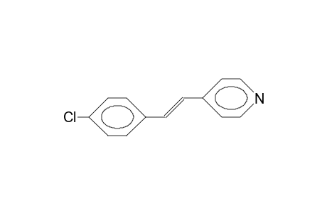 Pyridine, 4-[2-(4-chlorophenyl)ethenyl]-, (E)-