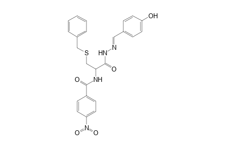 N-(1-[(Benzylsulfanyl)methyl]-2-[(2E)-2-(4-hydroxybenzylidene)hydrazino]-2-oxoethyl)-4-nitrobenzamide