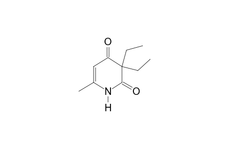 3,3-diethyl-6-methyl-2,4(1H,3H)-pyridinedione