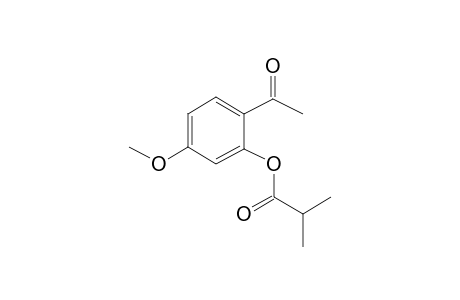 2'-Hydroxy-4'-methoxyacetophenone, 2-methylpropionate