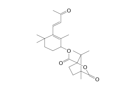 2,4,4-Trimethyl-3-[(1E)-3-oxo-1-butenyl]-2-cyclohexen-1-yl 4,7,7-trimethyl-3-oxo-2-oxabicyclo[2.2.1]heptane-1-carboxylate