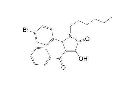 4-benzoyl-5-(4-bromophenyl)-1-hexyl-3-hydroxy-1,5-dihydro-2H-pyrrol-2-one