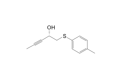 (S)-1-(p-Tolylsulefenyl)-3-pentyn-2-ol