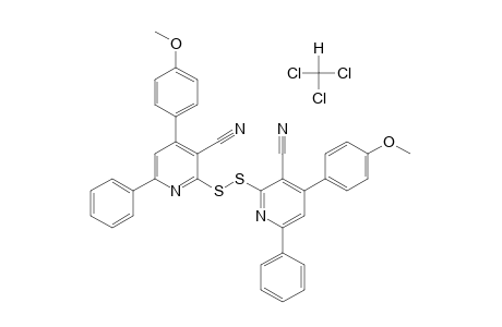 2,2'-dithiobis[4-(p-methoxyphenyl)-6-phenylnicotinonitrile], compound with chloroform (1:1)