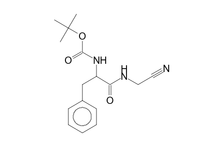 Carbamic acid, [2-[(cyanomethyl)amino]-2-oxo-1-(phenylmethyl)ethyl]-, 1,1-dimethylethyl ester, (S)-