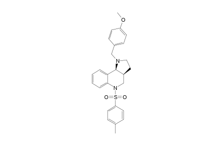 (3aS*,9bS*)-2,3,3a,4,5,9b-Hexahydro-1-(4-methoxybenzyl)-5-(4-toluenesulfonyl)-1H-pyrrololo[3,2-c]quinoline