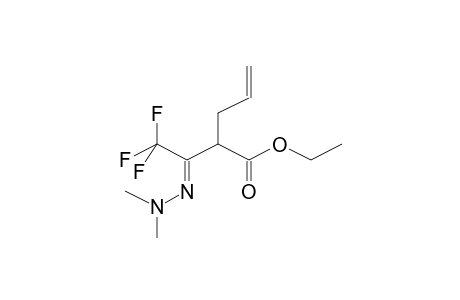 ETHYL 3-(N,N-DIMETHYLHYDRAZONO)-4,4,4-TRIFLUORO-2-ALLYLBUTANOATE